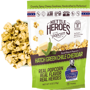 Hatch Green Chile Cheddar Popcorn