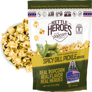 Spicy Dill Pickle Popcorn